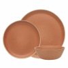 Home And Lifestyle ECOLOGY Dinnerware | 12Pc Ecology Matla Stoneware Dinner Set Plate/Side Dish/Bowl Dinnerware Sherbert