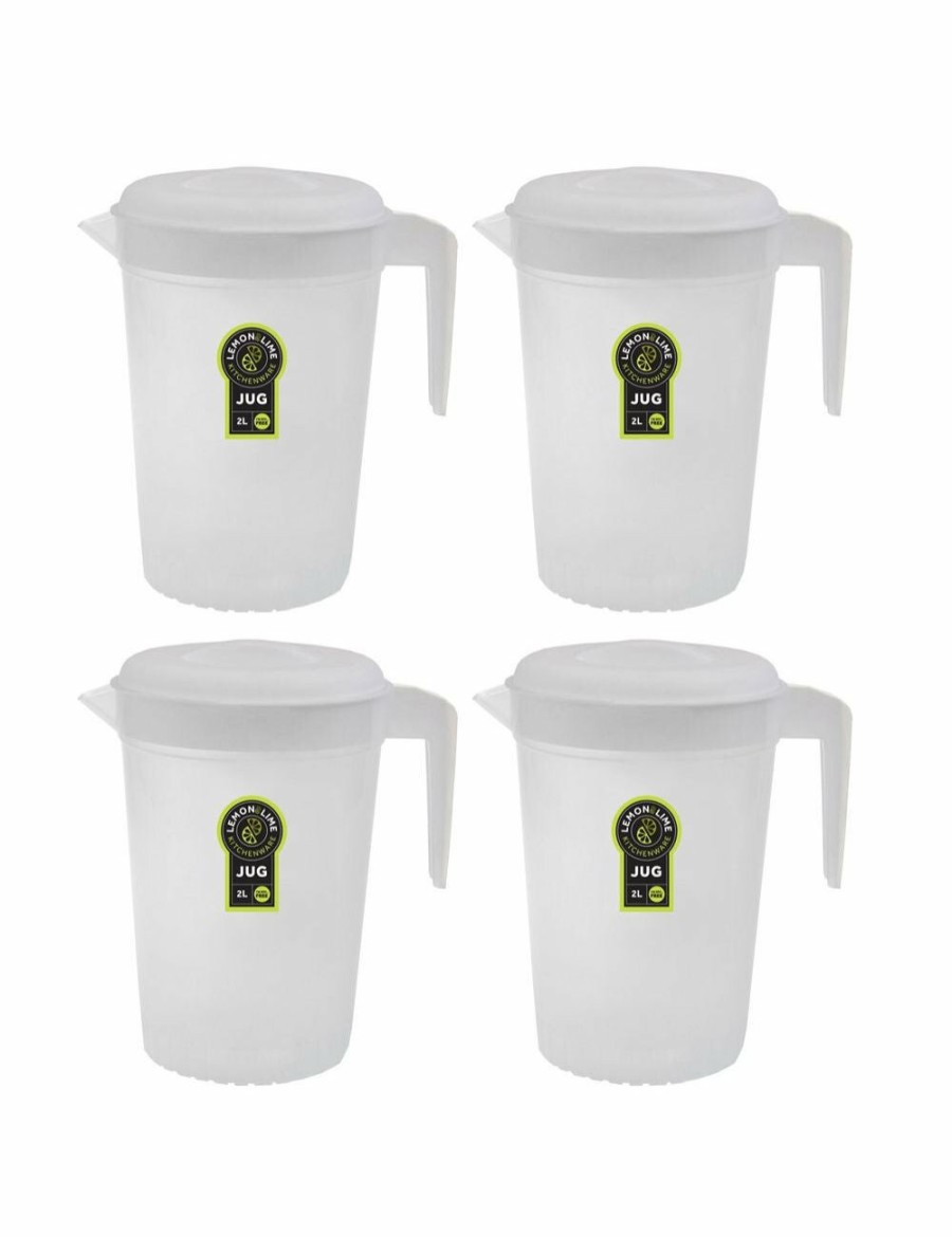 Home And Lifestyle KG Electronics Jugs & Carafes | Lemonlime 2L Plastic Jug 4Pk