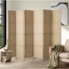 Home And Lifestyle Oikiture Room Dividers | Oikiture 6 Panel Room Divider Privacy Screen Dividers Woven Wood Fold Stand