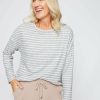 Women Millers Long Sleeve Tops | Millers Long Sleeve Stripe Brushed Top