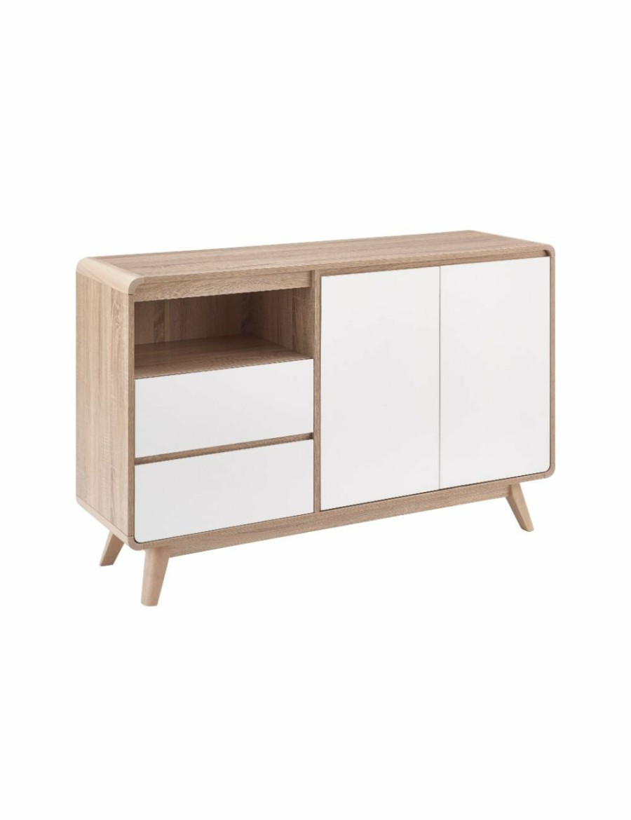 Home And Lifestyle NNEKGE Storage | Nnekge Robin 2 Door Buffet (White)