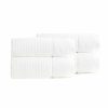 Home And Lifestyle Renee Taylor Towel Sets | Renee Taylor Cambridge 650 Gsm Textured 4 Pack Bath Sheet Snow