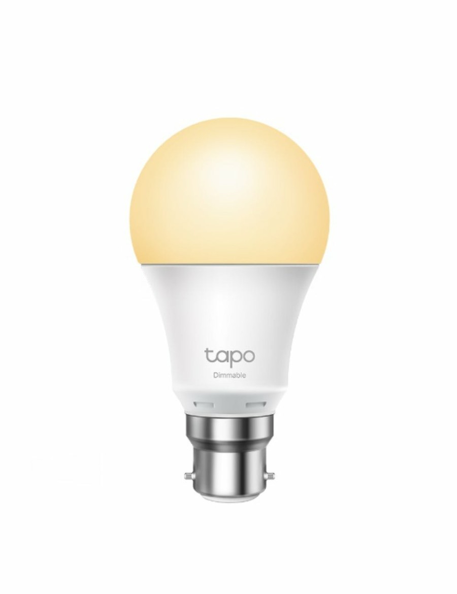 Home And Lifestyle TP-LINK Smart Home | Tp-Link Tapo Dimmable Smart Light Bulb L510B Bayonet Fitting Dimmable, No Hub Required, Voice Control, Schedule & Timer 2700K 8.7W 2.4 Ghz 802.11B/G/N