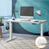 Home And Lifestyle Oikiture Desks | Oikiture Standing Desk Top Adjustable Electric Desk Board Computer Table White