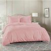 Home And Lifestyle Luxor Pillowcases | Luxor Blush Color 1000Tc 100% Cotton Quilt Doona Duvet Cover Pillowcase Set