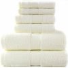 Home And Lifestyle HOD Health & Home Face Washers | 6 Piece Towel Sets Bath Towel Face Towel Hand Towel Ver 2