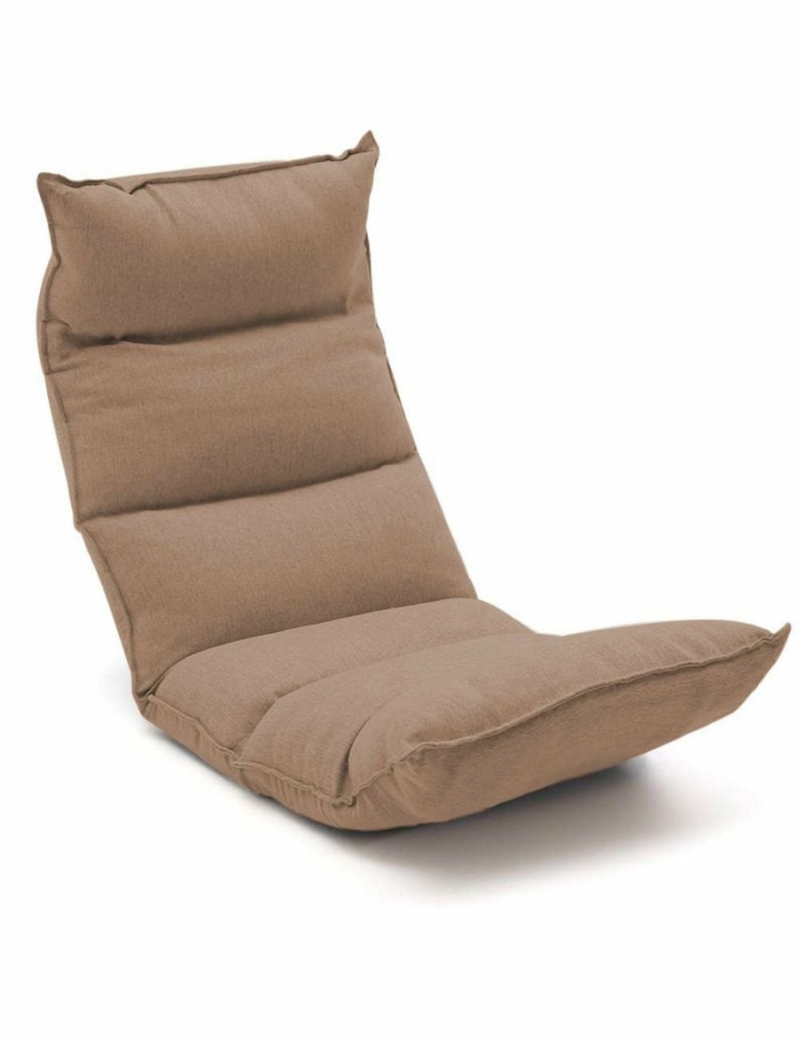 Home And Lifestyle Soga Recliners | Soga Foldable Tatami Floor Sofa Bed Meditation Lounge Chair Recliner Lazy Couch Khaki