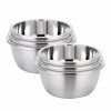 Home And Lifestyle Soga Storage & Organization | Soga 2X 3Pcs Deepen Polished Stainless Steel Stackable Baking Washing Mixing Bowls Set Food Storage Basin