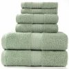 Home And Lifestyle HOD Health & Home Face Washers | 6 Piece Towel Sets Bath Towel Face Towel Hand Towel Ver 1