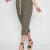 Women Millers Crops & Capris | Millers Crop Length Drawcord Waist And Hem Rayon Pant