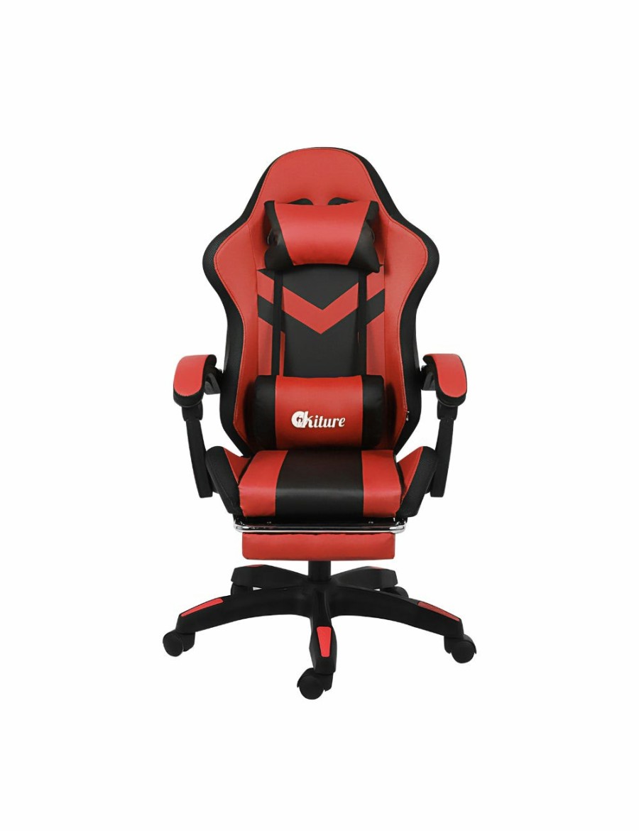 Home And Lifestyle Oikiture Office Chairs | Oikiture Gaming Office Chair Massage Racing 7 Rgb Led Computer Work Seat