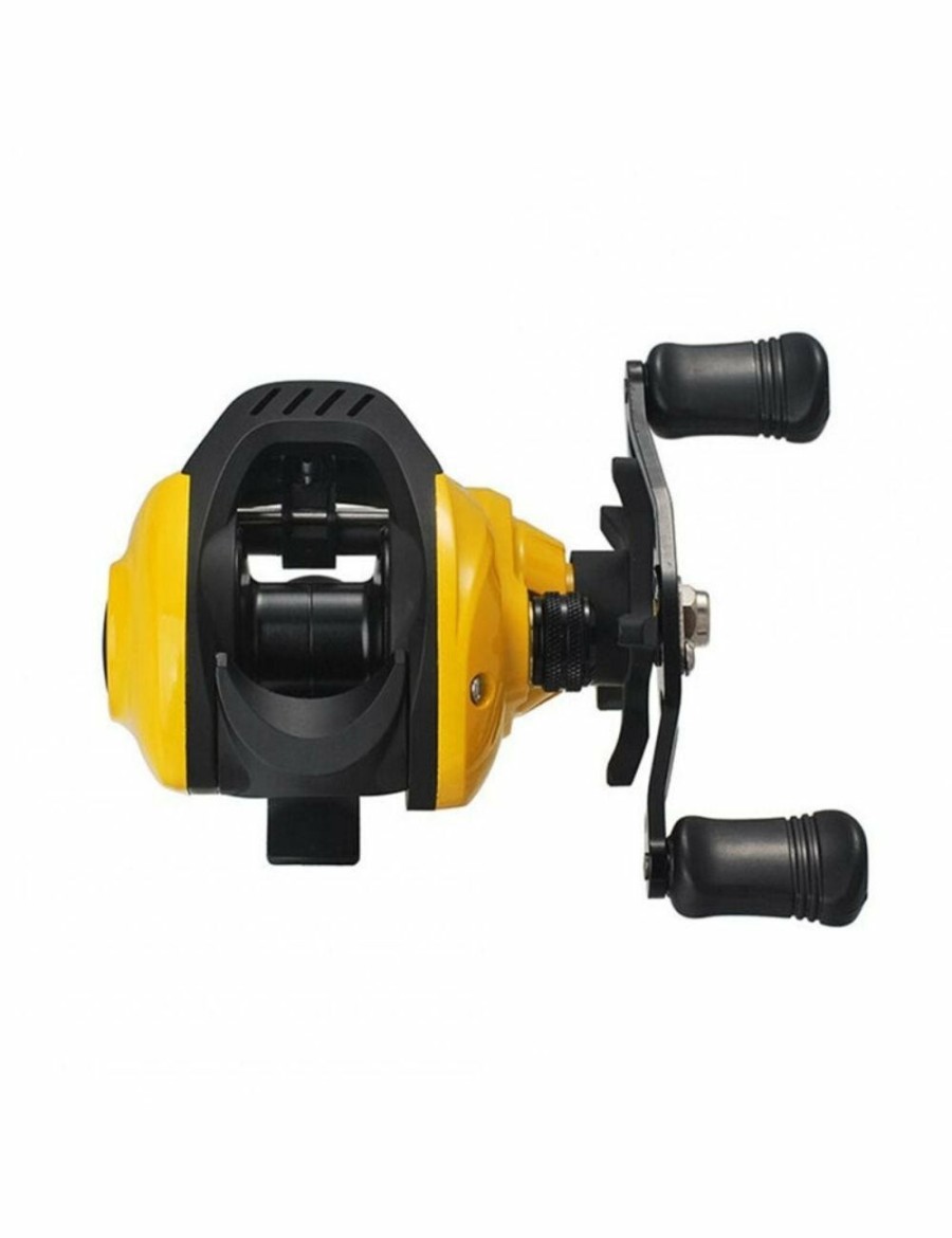 Outdoors HOD Health & Home | Yellow Fishing Wheel Low-Profile Reel Conversion Wheel Long Shot Wheel Little Yellow Wheel Right Hand