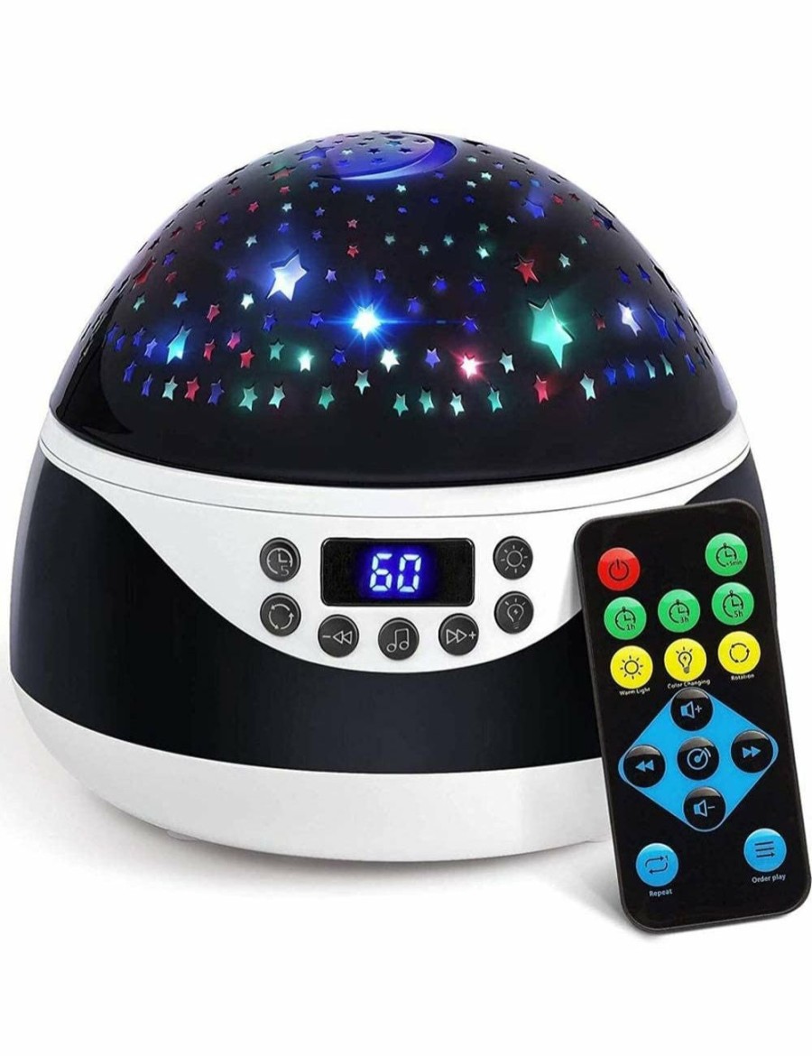 Home And Lifestyle Mega Deal Warehouse Home Theatre | Usb Plugged In Battery Powered Rotating Projector Night Light With Music