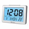 Home And Lifestyle SANSAI Clocks | Sansai Lcd Digital Alarm Clock Date/Temp Blue Backlight 12/24Hr Assorted 13.8Cm