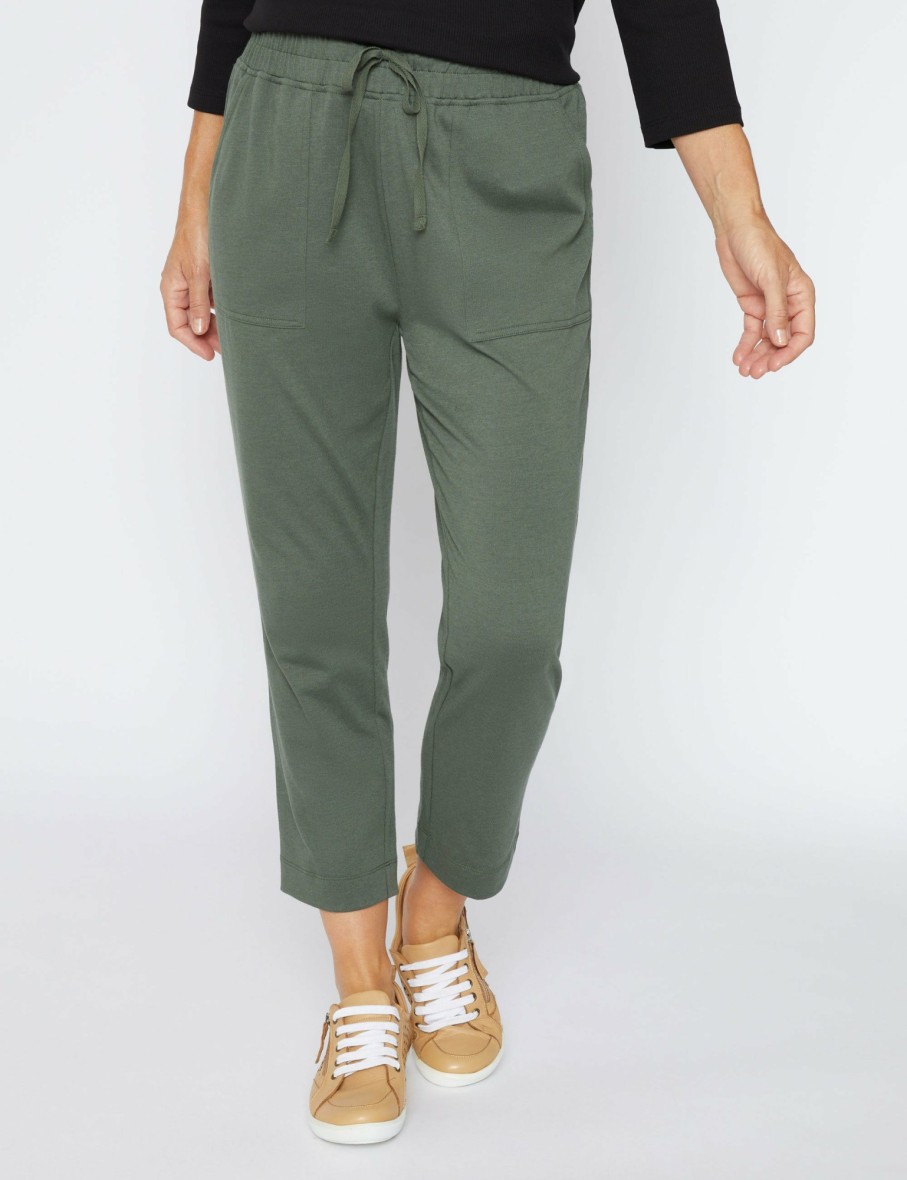 Women Millers Pants | Millers Ankle Length Drawcord Waist Knit Pant