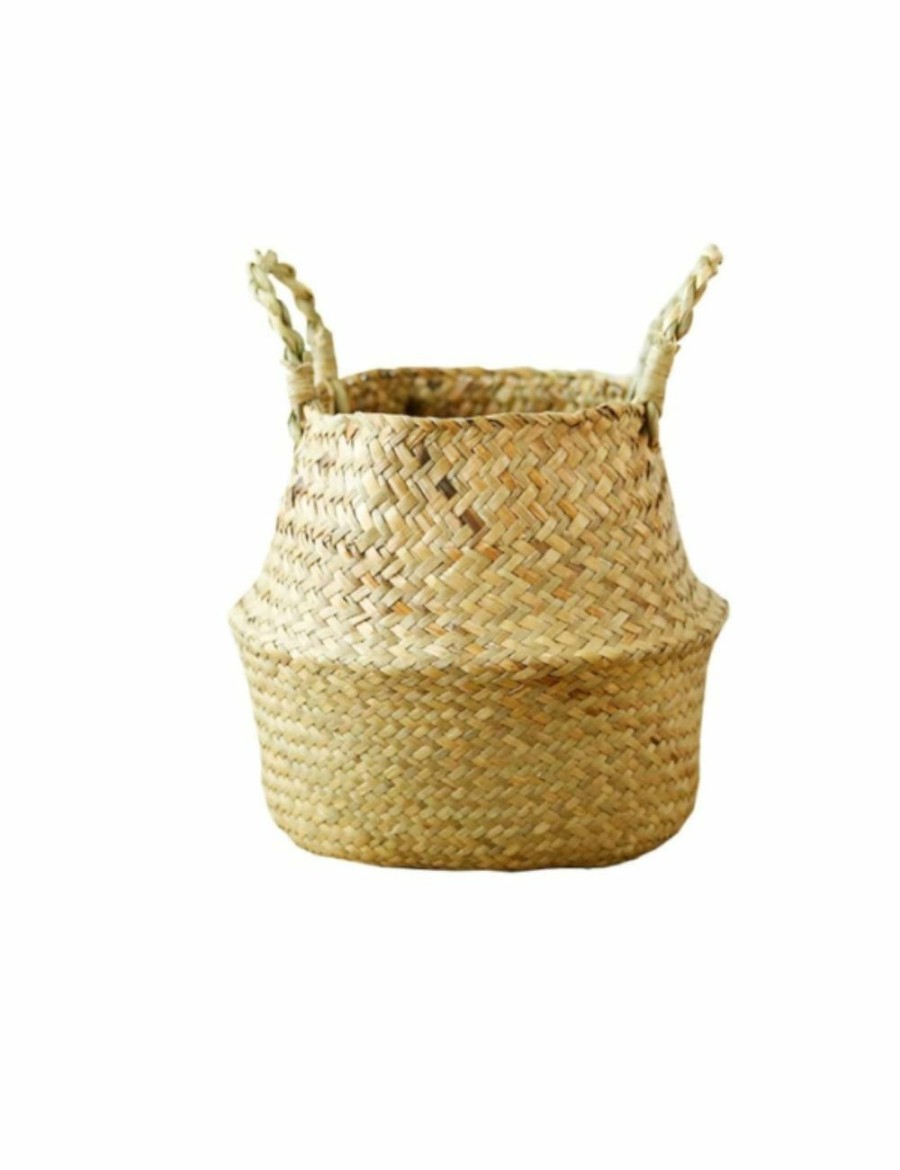 Home And Lifestyle HOD Health & Home Baskets & Boxes | Seagrass Wicker Basket Boho Home Decor Storage Solutions