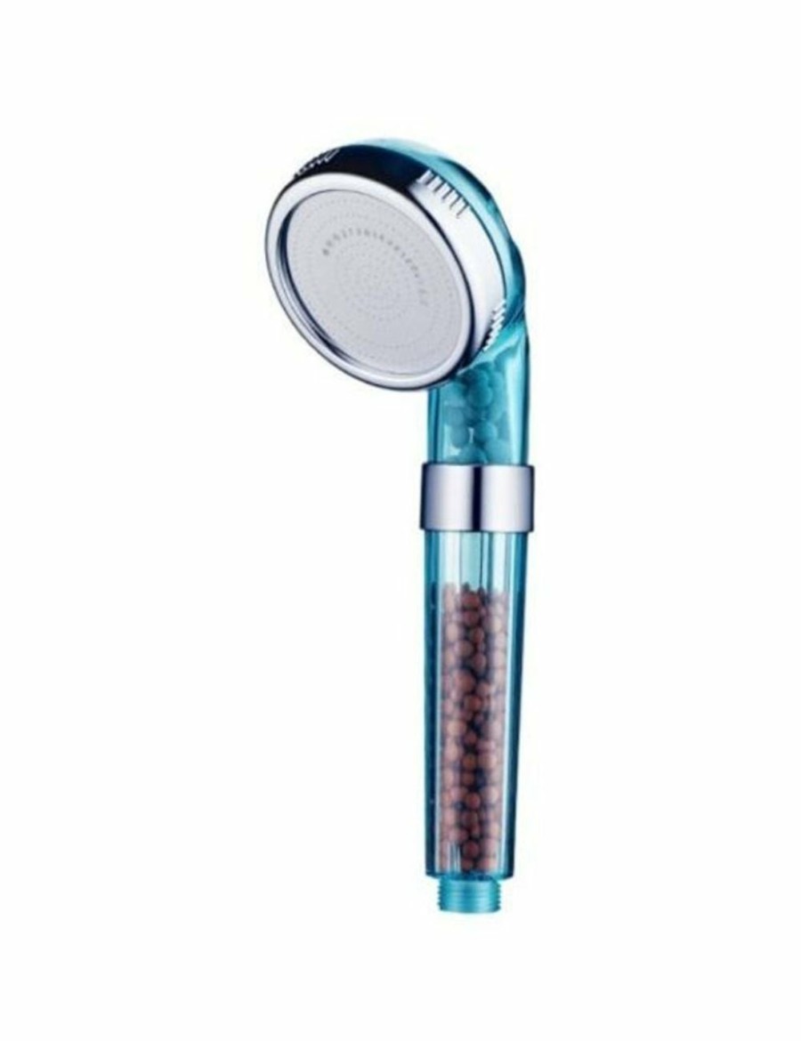 Home And Lifestyle HOD Health & Home Bathroom Fixtures | Water Saving Shower Head Anion Spa Filtration Handheld Nozzle- Blue Green L