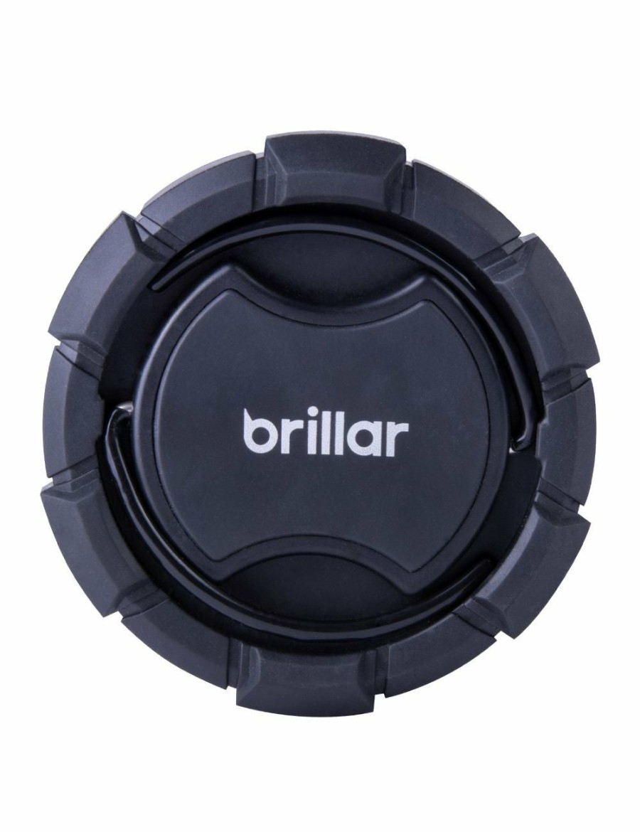 Home And Lifestyle BRILLAR Powerbanks | Brillar Nomad Rubber Ipx4 Rechargeable Lantern Powerbank W/ 1M Data Cable Black