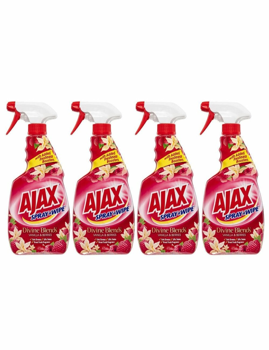 Home And Lifestyle KG Electronics Tools & Accessories | Ajax Spray N Wipe 475Ml Trigger Bottlevanillaberries 4Pk