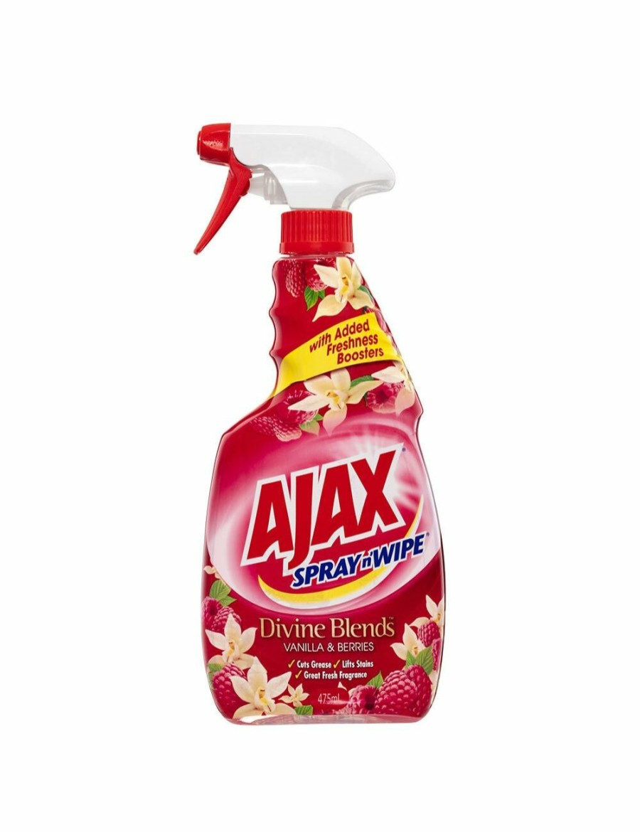 Home And Lifestyle KG Electronics Tools & Accessories | Ajax Spray N Wipe 475Ml Trigger Bottlevanillaberries 4Pk