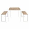 Home And Lifestyle NNEKGE Dining Sets | Nnekge Sebastian 3 Piece Dining Set (Oak White)