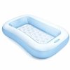 Outdoors KG Electronics | Intex 166 X 100Cm Rectangular Inflatable Kids Swimming Pool