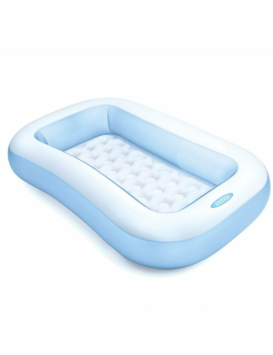 Outdoors KG Electronics | Intex 166 X 100Cm Rectangular Inflatable Kids Swimming Pool