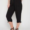 Women Millers Crops & Capris | Millers Crop Length Drawcord Waist And Hem Rayon Pant