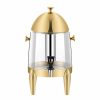 Home And Lifestyle Soga Appliances | Soga Stainless Steel 12L Beverage Dispenser Hot And Cold Juice Water Tea Chafer Urn Buffet Drink Container Jug With Gold Accents