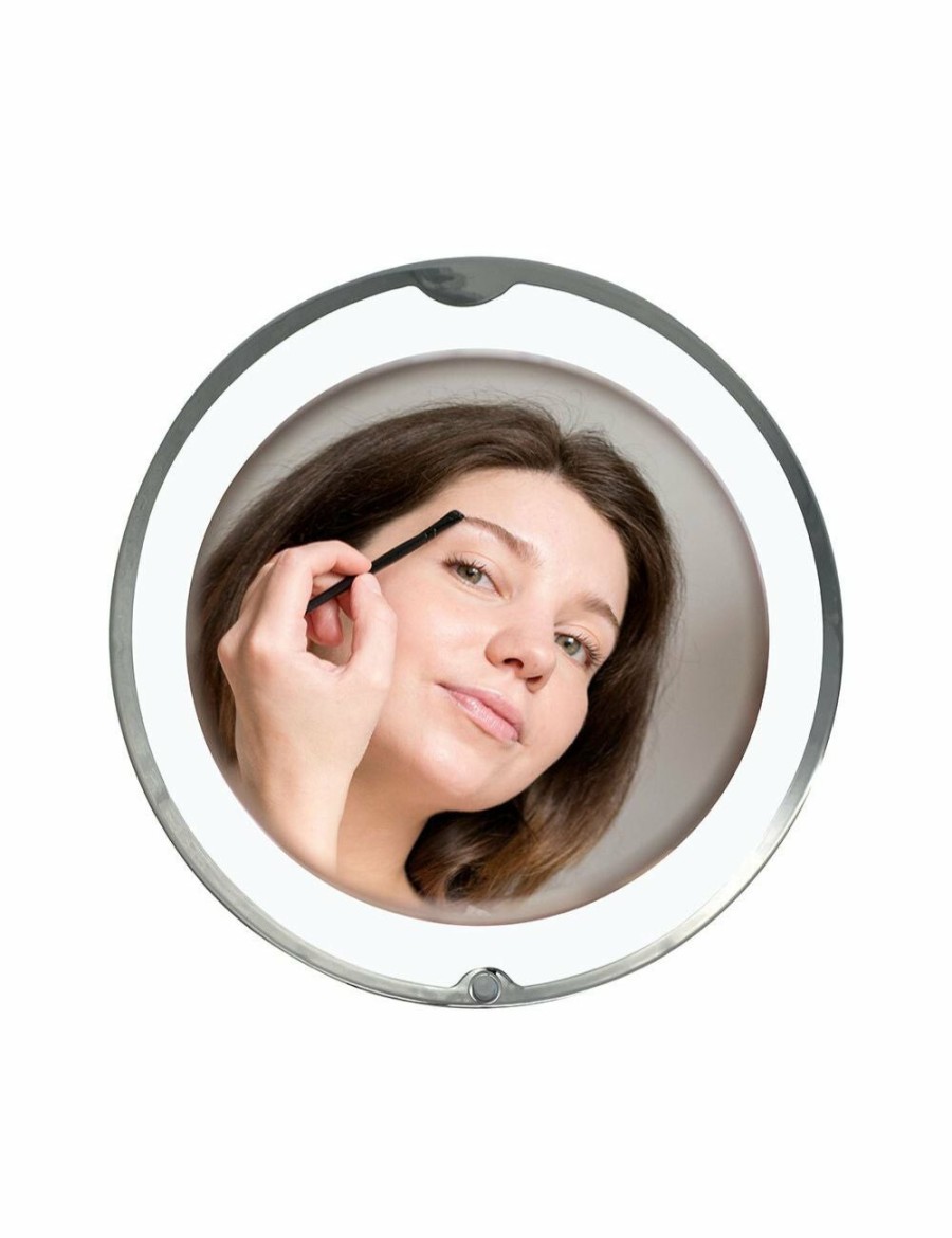 Home And Lifestyle IMPRESSIONS Mirrors | Flexible 20Cm Led Mirror W/ Powerful Suction 10X Magnification