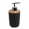 Home And Lifestyle ECO BASICS Bathroom Accessories | Eco Basics Soap Pump Bathroom/Sink Shampoo/Lotion/Liquid Bottle Dispenser Black