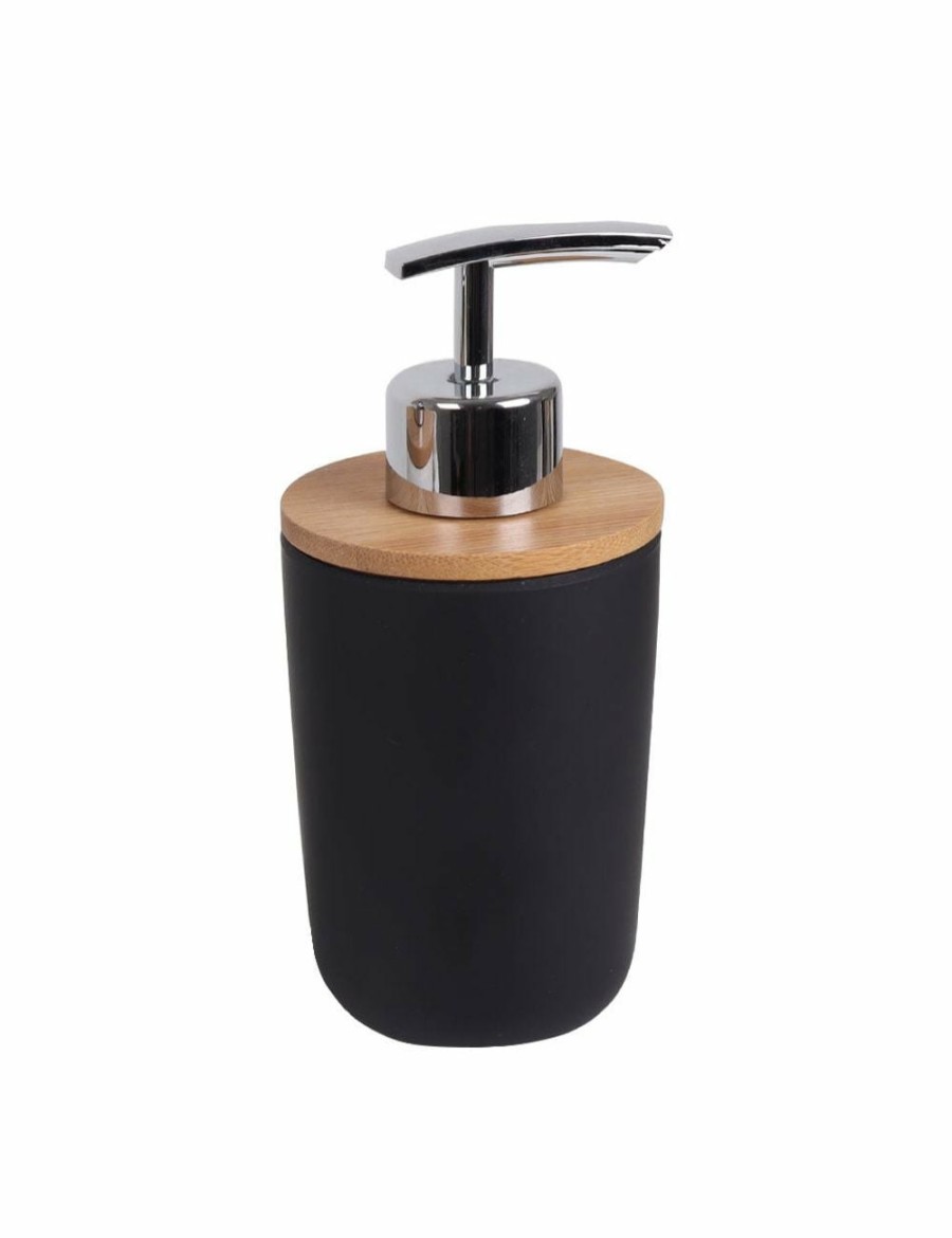 Home And Lifestyle ECO BASICS Bathroom Accessories | Eco Basics Soap Pump Bathroom/Sink Shampoo/Lotion/Liquid Bottle Dispenser Black