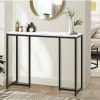 Home And Lifestyle Oikiture Hallway Furniture | Oikiture Console Table Hallway Entry Side Tables Marble Effect Hall Display