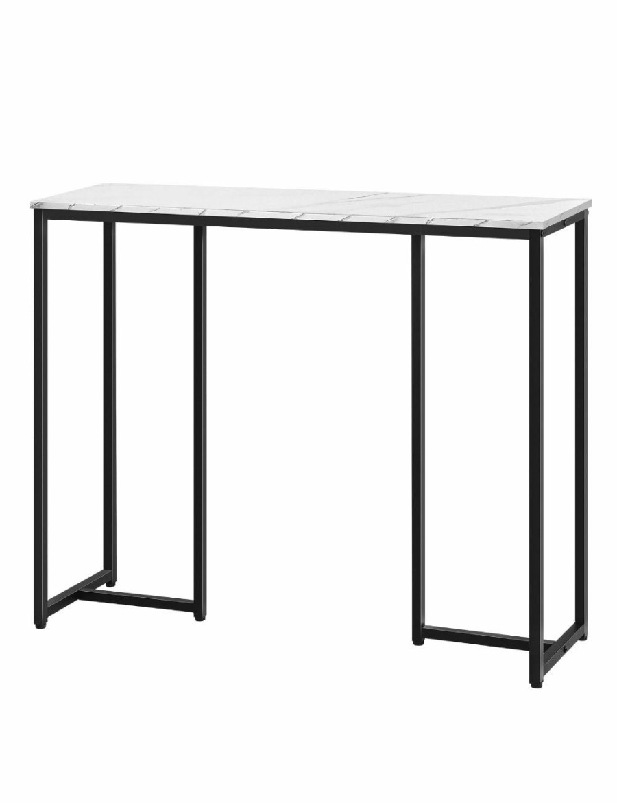 Home And Lifestyle Oikiture Hallway Furniture | Oikiture Console Table Hallway Entry Side Tables Marble Effect Hall Display