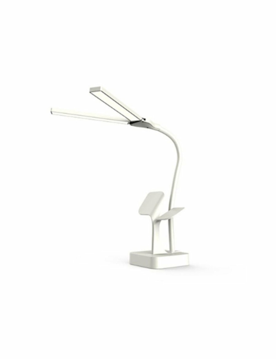 Home And Lifestyle HOD Health & Home Lamps | Creative Foldable Touch Desk Led Rechargeable Small Reading Lamp Bedroom Reading Eye Protection Office Desk Lamp-White - White