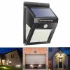 Home And Lifestyle HOD Health & Home Wall Lights | Wall Lights 30 Leds Solar Sensor Wall Light Waterproof Wall Mounted Sensing Light - Standard