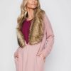 Women Millers Coatigans | Millers Long Sleeve Fur Collar Coatigan