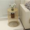 Home And Lifestyle HOD Health & Home Coffee & Side Tables | Little Gold Or Black Nordic Metal Coffee Table Side Table 30X55Cm- Gold