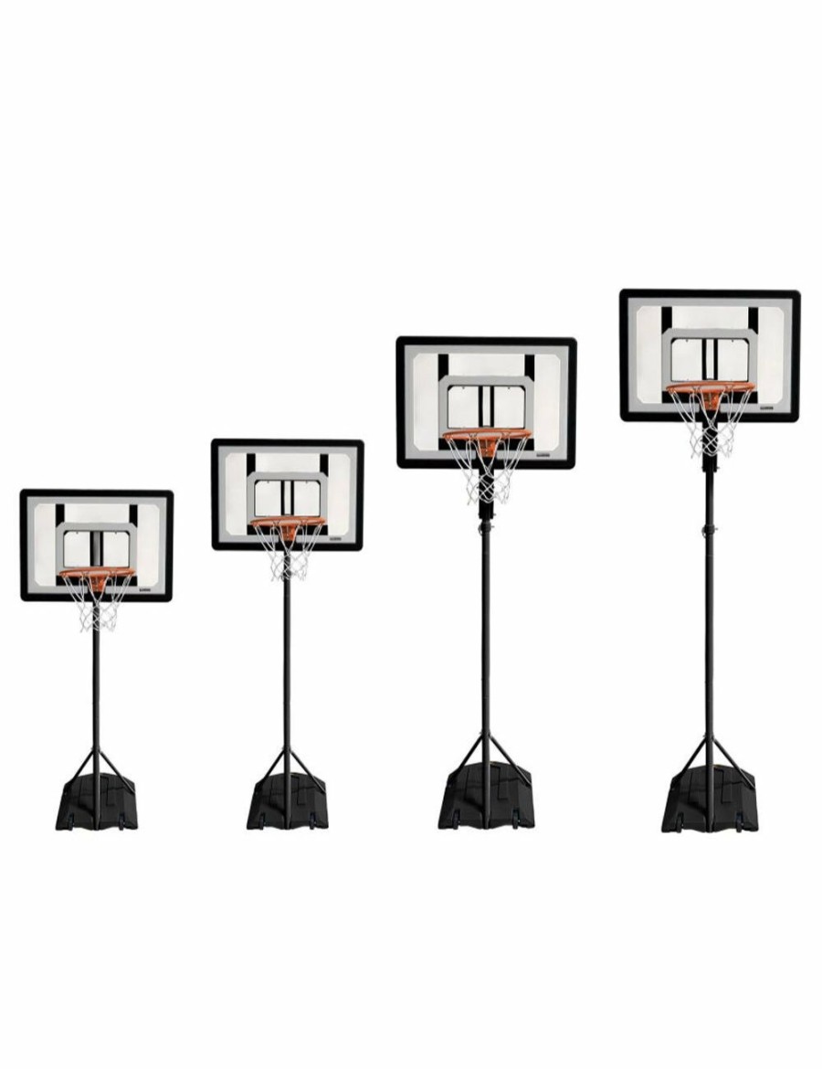 Sport & Fitness SKLZ Basketball | Sklz 2.13M Adjustable Pro Mini Basketball Hoop System W/ Ball