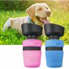 Home And Lifestyle ICB Pet Food & Drink | Pets Portable Dog Water Bottle Leak Proof Puppy Water Dispenser Drinking Feeder For Pets Outdoor Walking Hiking Travel Pack Of 2 Keep Your Little Buddy Hydrated