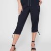 Women Millers Crops & Capris | Millers Crop Length Drawcord Waist And Hem Rayon Pant