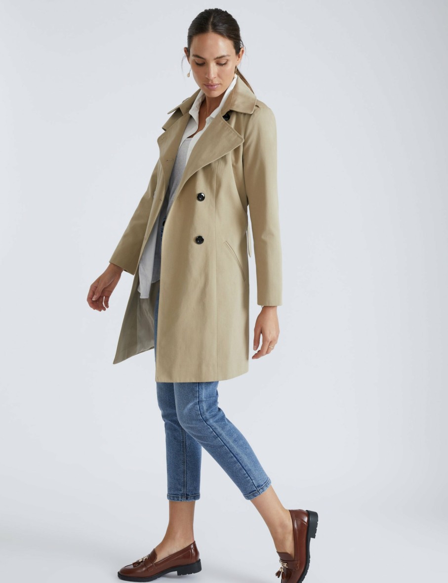 Women Katies Coats | Katies Belted Trench Coat