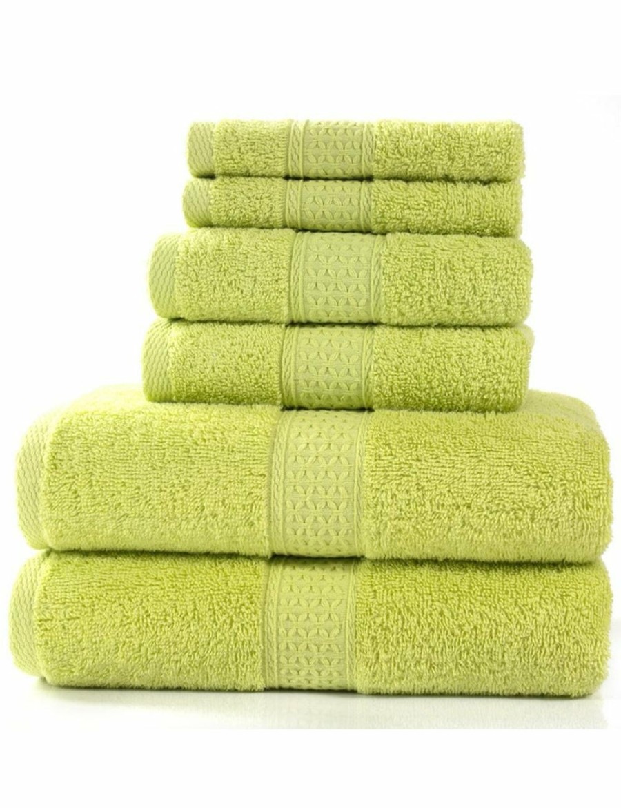 Home And Lifestyle HOD Health & Home Face Washers | 6 Piece Towel Sets Bath Towel Face Towel Hand Towel Ver 6