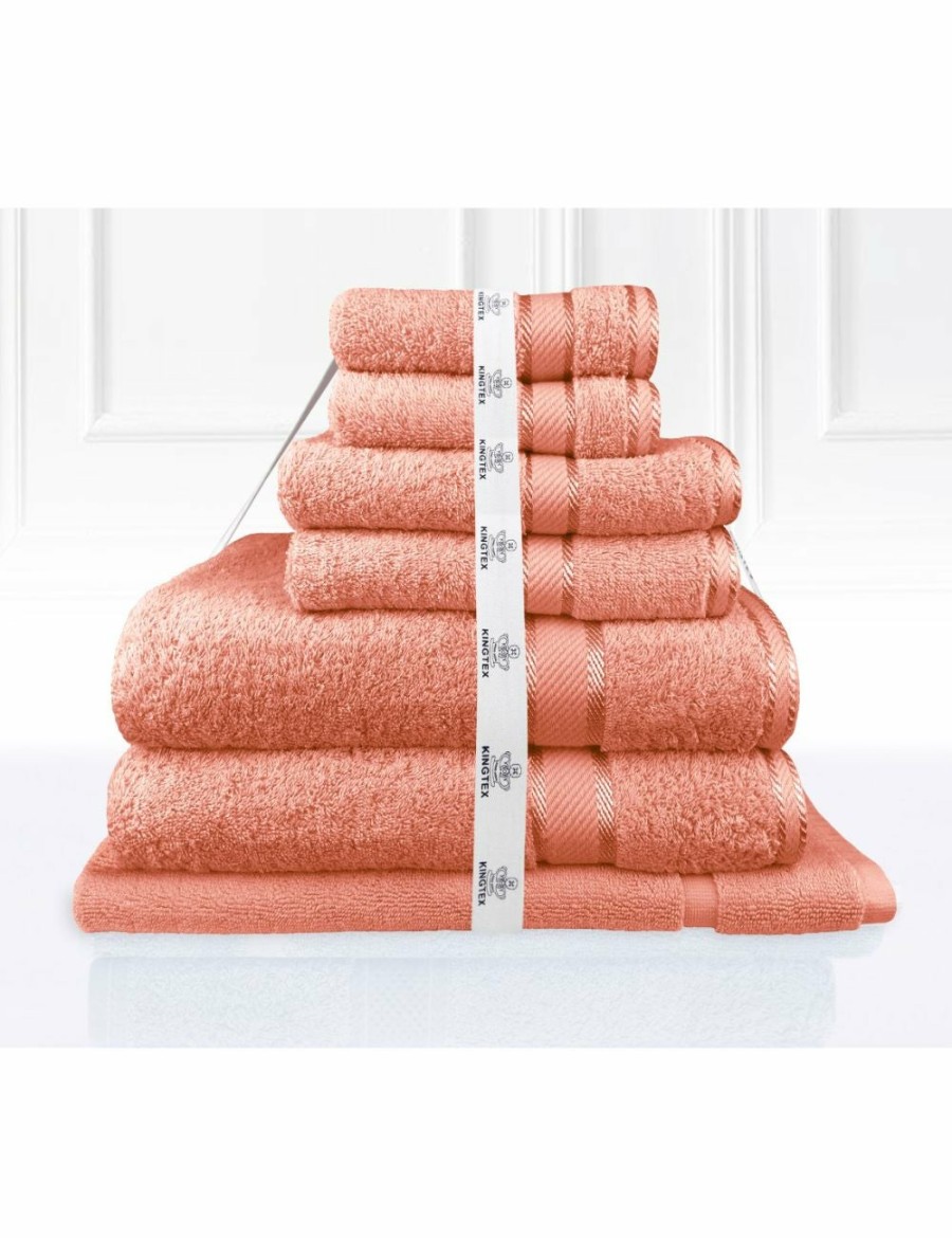 Home And Lifestyle Kingtex Bath Sheets | Kingtex 7 Piece Towel Bath Sheet Set