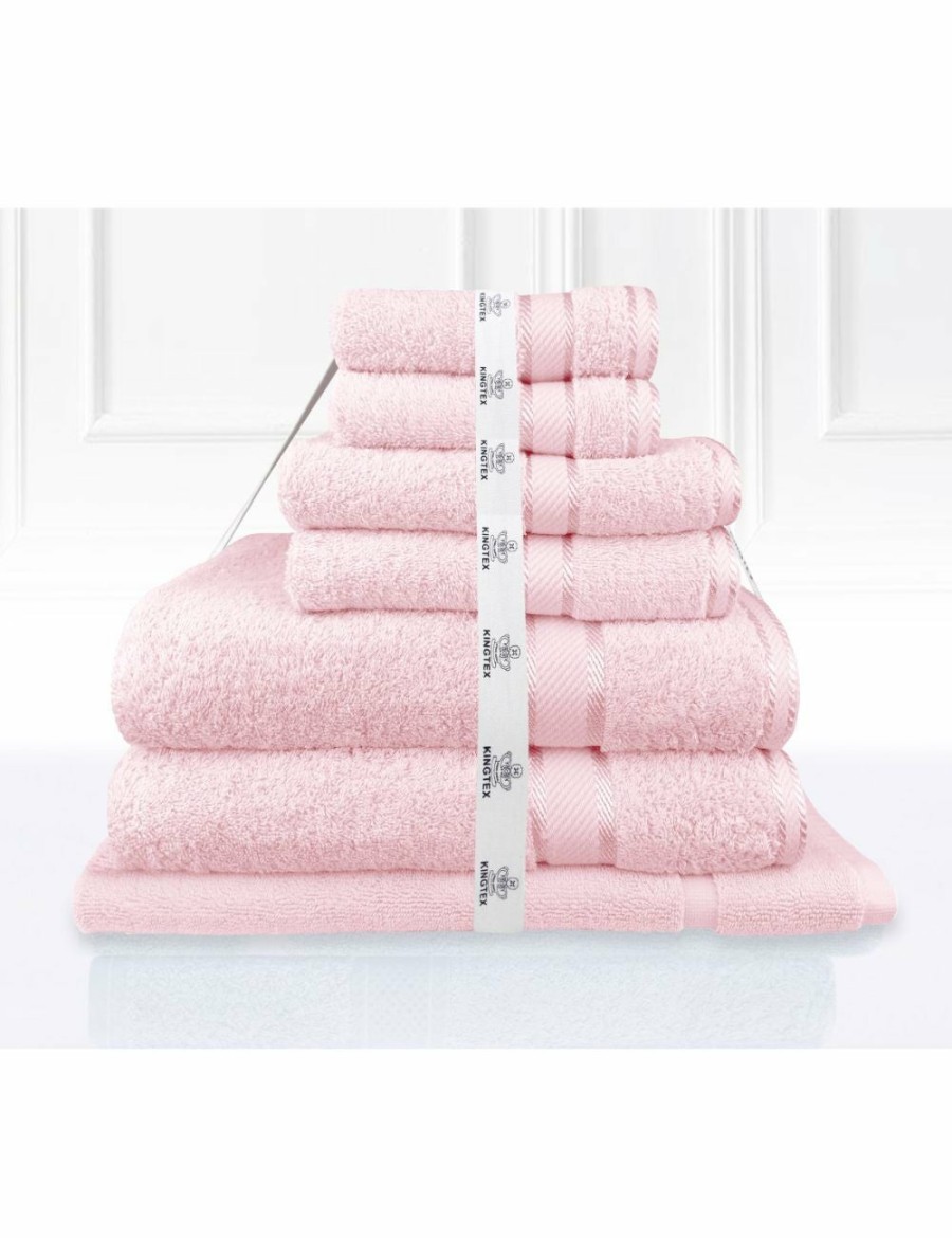 Home And Lifestyle Kingtex Bath Sheets | Kingtex 7 Piece Towel Bath Sheet Set