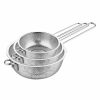 Home And Lifestyle Soga Food Preparation | Soga Stainless Steel Perforated Colander Fine Mesh Net Food Strainer Basket With Handle Skimmer Sieve Set