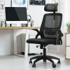 Home And Lifestyle Oikiture Office Chairs | Oikiture Mesh Office Chair Executive Fabric Gaming Seat Racing Tilt Computer