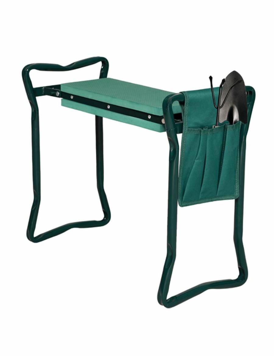 Outdoors HERCULES Garden Tools | Hercules 2 In 1 Portable Outdoor Home Foldable Garden Kneeler/Seat Green 59X49Cm