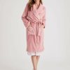 Women Millers Robes | Millers Long Sleeve Coral Fleecy Robe