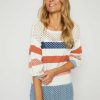 Women Millers Jumpers | Millers 3/4 Sleeve Stripe Jumper